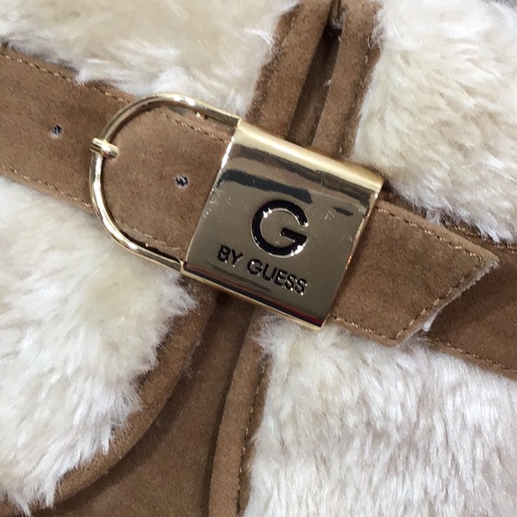 Guess Addalyn faux suede/fur lined booties 7.5 - Picture 5 of 11